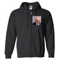 Donald Trump Mug Shot August 24 2024 Election Interference Full Zip Hoodie