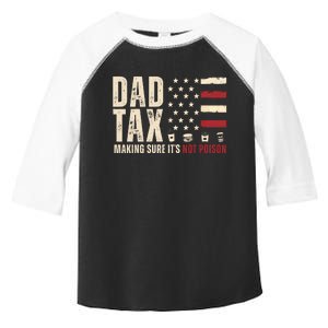 Dad Tax Making Sure ItS Not Poison Usa Flag Toddler Fine Jersey T-Shirt