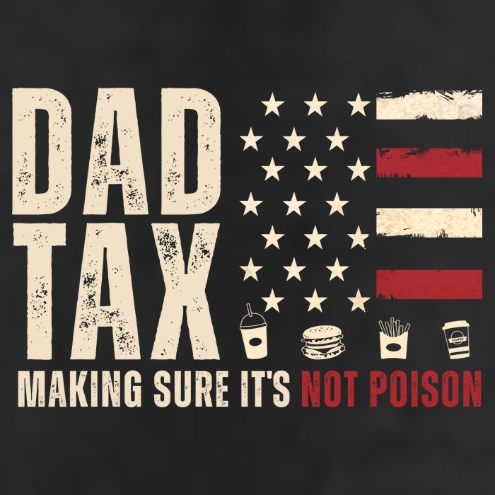 Dad Tax Making Sure ItS Not Poison Usa Flag Golf Towel