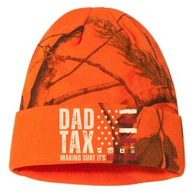 Dad Tax Making Sure ItS Not Poison Usa Flag Kati Licensed 12" Camo Beanie