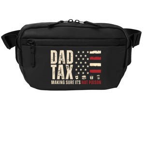 Dad Tax Making Sure ItS Not Poison Usa Flag Crossbody Pack