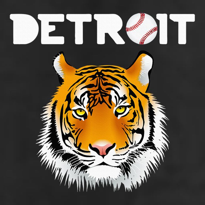 Distressed Tiger Mascot Cool Detroit Tiger Design 7 Panel Mesh Trucker Snapback Hat