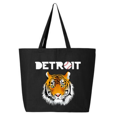 Distressed Tiger Mascot Cool Detroit Tiger Design 25L Jumbo Tote