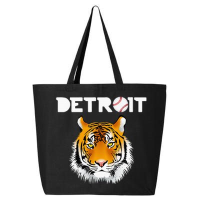 Distressed Tiger Mascot Cool Detroit Tiger Design 25L Jumbo Tote