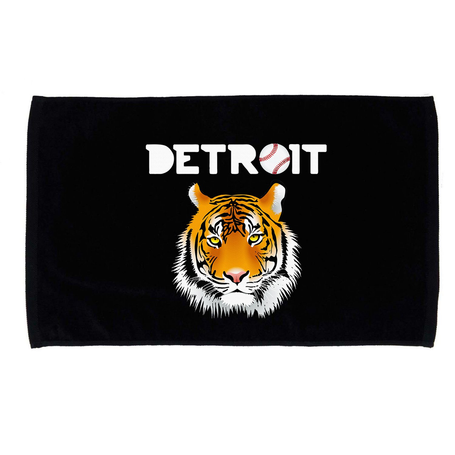 Distressed Tiger Mascot Cool Detroit Tiger Design Microfiber Hand Towel