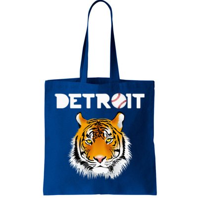 Distressed Tiger Mascot Cool Detroit Tiger Design Tote Bag