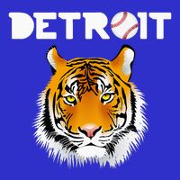 Distressed Tiger Mascot Cool Detroit Tiger Design Womens Tank Top