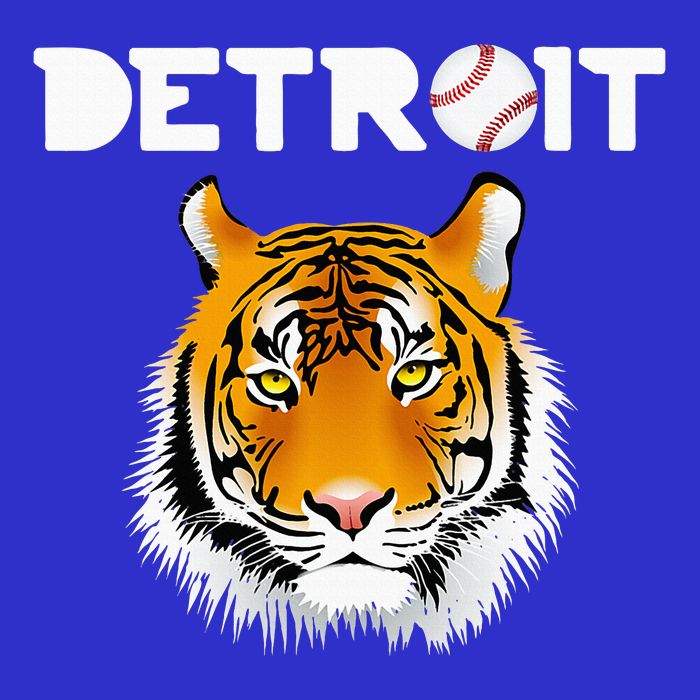 Distressed Tiger Mascot Cool Detroit Tiger Design Womens Tank Top