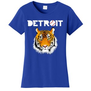 Distressed Tiger Mascot Cool Detroit Tiger Design Women's T-Shirt