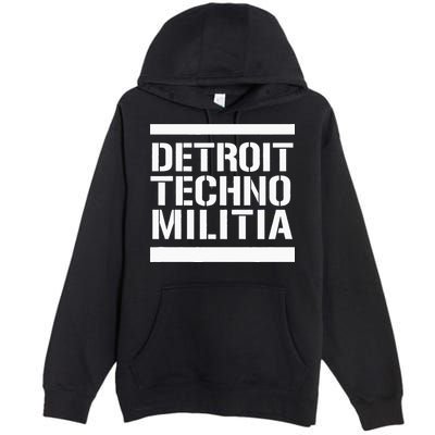 Detroit Techno Militia Premium Pullover Hoodie