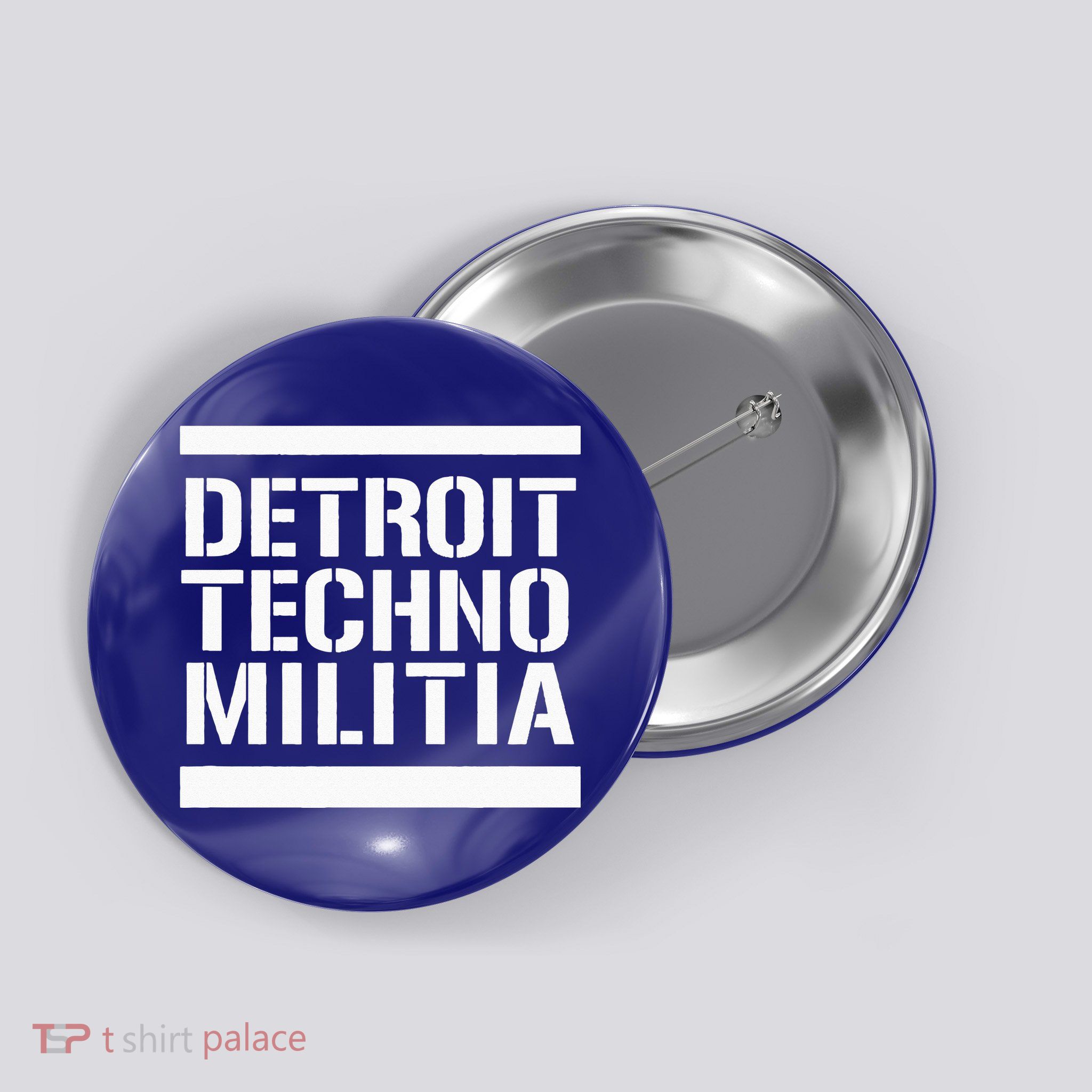 Detroit Techno Militia Button