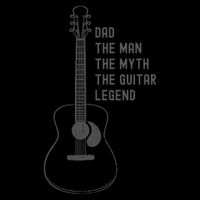 Dad The Man The Myth The Guitar Legend Guitar Dad 16oz Travel Tumbler