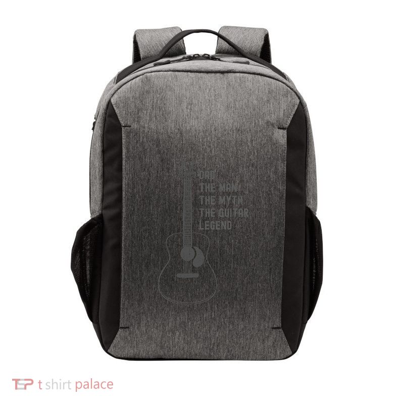 Dad The Man The Myth The Guitar Legend Guitar Dad Vector Backpack