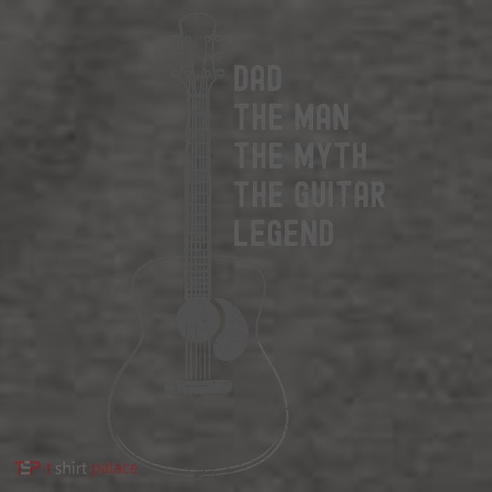 Dad The Man The Myth The Guitar Legend Guitar Dad Vector Backpack