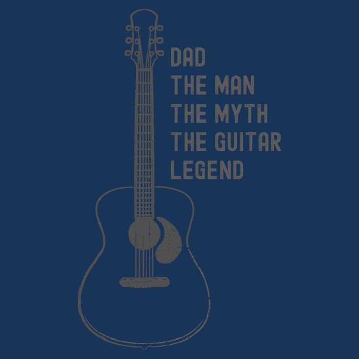 Dad The Man The Myth The Guitar Legend Guitar Dad Cool Comfort Performance Bucket Hat