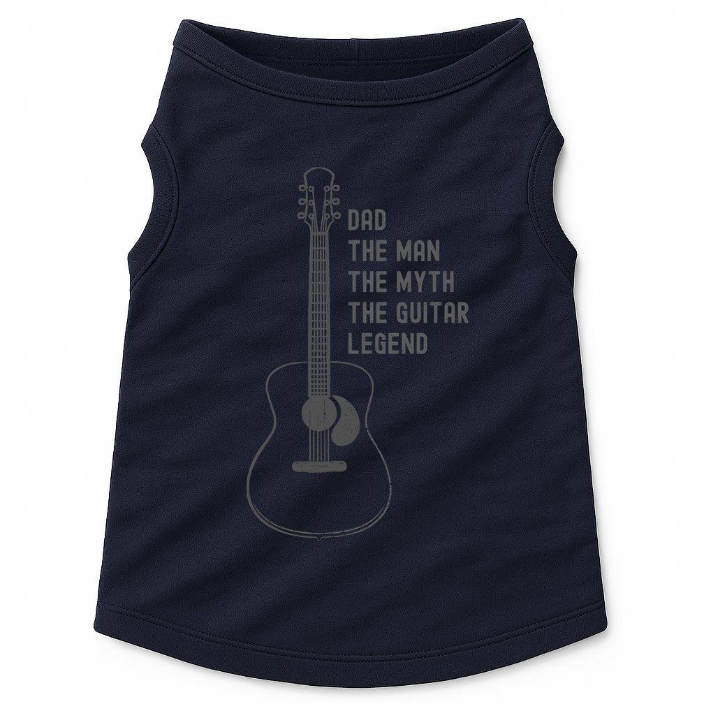 Dad The Man The Myth The Guitar Legend Guitar Dad Doggie Tank