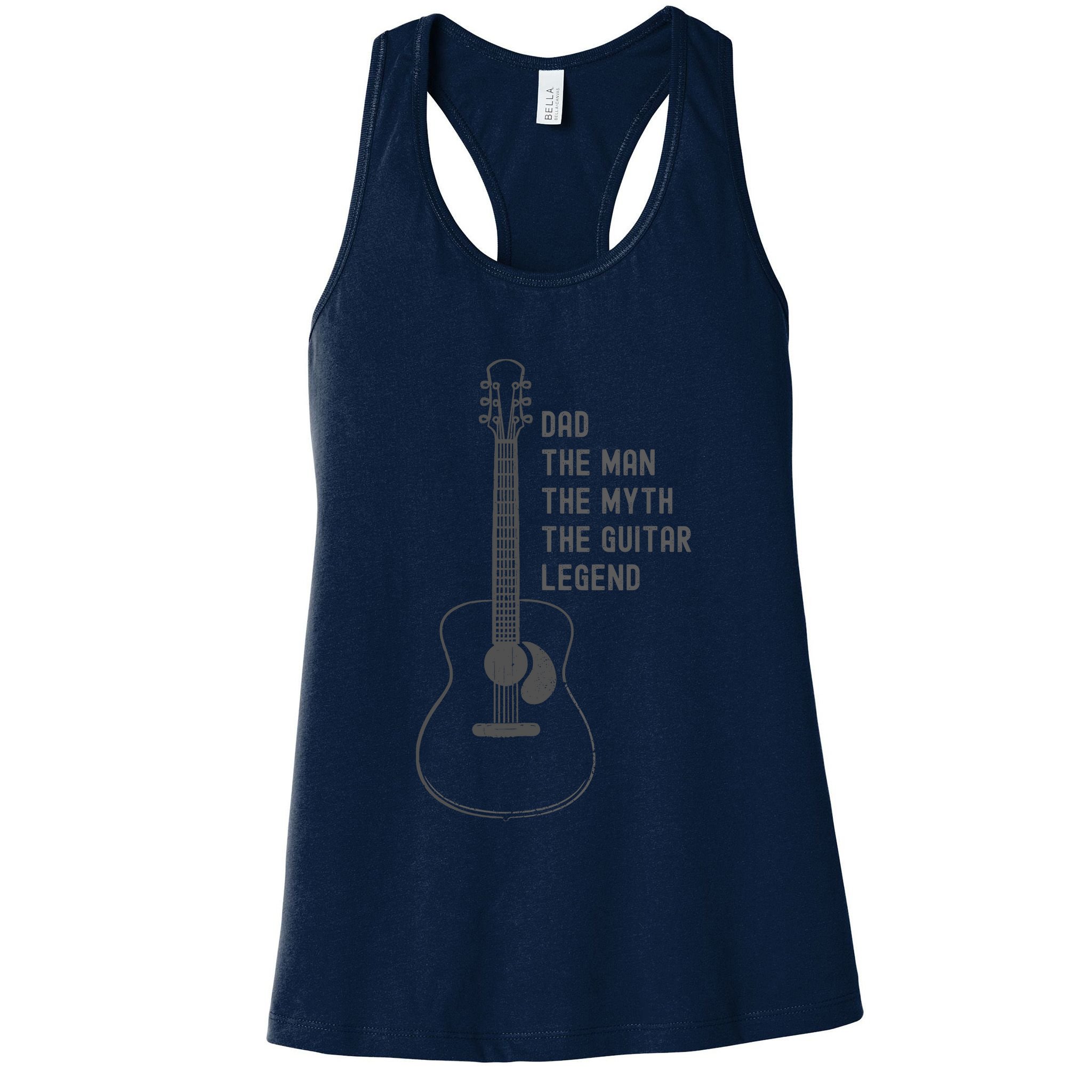 Dad The Man The Myth The Guitar Legend Guitar Dad Womens Tank Top