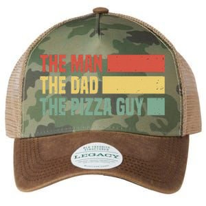 Daddy The Man The Myth The Pizza Guy Pizza lovers Legacy Tie Dye Trucker Hat