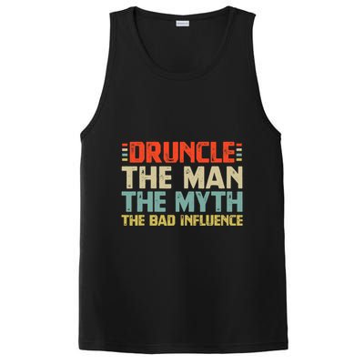 Druncle The Man The Myth The Bad Influence PosiCharge Competitor Tank