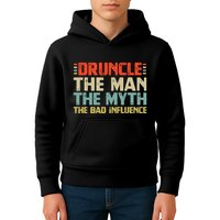 Druncle The Man The Myth The Bad Influence Kids Hoodie