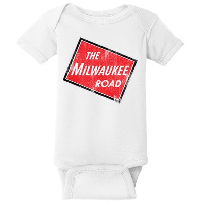 Defunct The Milwaukee Road Rustic Style Baby Bodysuit