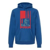 Donald Trump Merica Gift Premium Hoodie