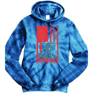 Donald Trump Merica Gift Tie Dye Hoodie