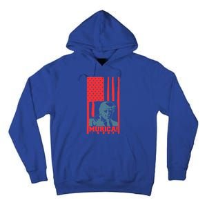 Donald Trump Merica Gift Tall Hoodie