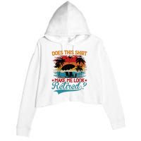 Does This Make Me Look Retired Crop Fleece Hoodie