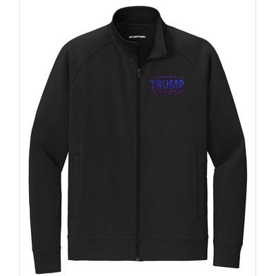 Donald Trump Make America Great Again 2024 Stretch Full-Zip Cadet Jacket