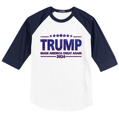 Donald Trump Make America Great Again 2024 Baseball Sleeve Shirt