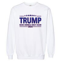 Donald Trump Make America Great Again 2024 Garment-Dyed Sweatshirt