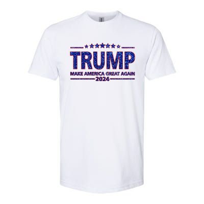 Donald Trump Make America Great Again 2024 Softstyle CVC T-Shirt