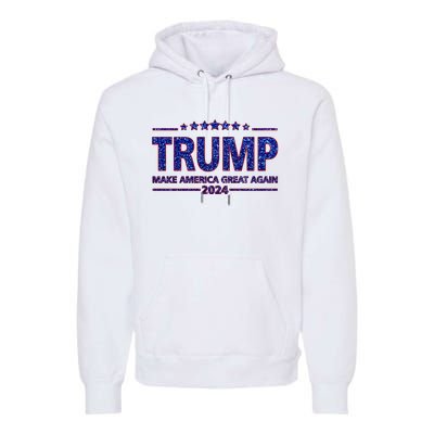 Donald Trump Make America Great Again 2024 Premium Hoodie