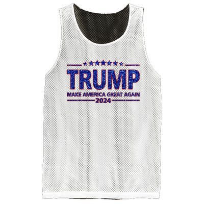 Donald Trump Make America Great Again 2024 Mesh Reversible Basketball Jersey Tank