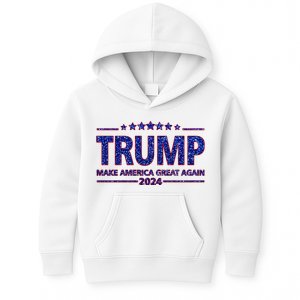 Donald Trump Make America Great Again 2024 Kids Hoodie