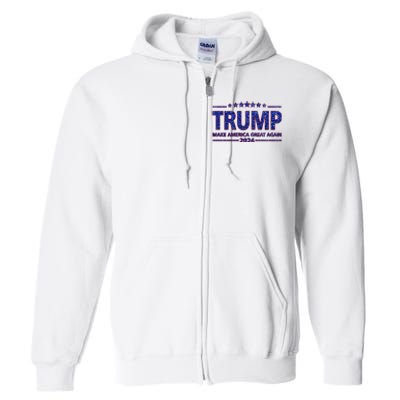 Donald Trump Make America Great Again 2024 Full Zip Hoodie