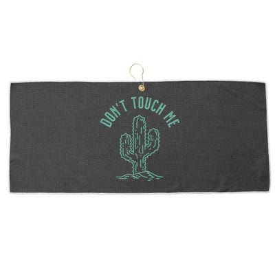 Don't Touch Me Large Microfiber Waffle Golf Towel