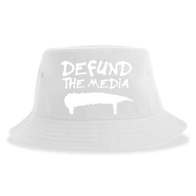 Defund The Media Sustainable Bucket Hat