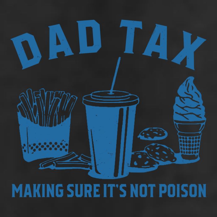 Dad Tax Making Sure ItS Not Poison 7 Panel Mesh Trucker Snapback Hat