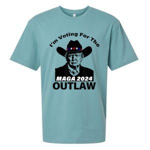 Donald Trump Maga IM Voting For The Outlaw 2024 President Sueded Cloud Jersey T-Shirt