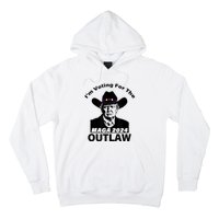 Donald Trump Maga IM Voting For The Outlaw 2024 President Hoodie