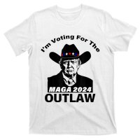 Donald Trump Maga IM Voting For The Outlaw 2024 President T-Shirt