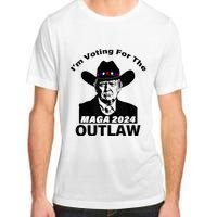 Donald Trump Maga IM Voting For The Outlaw 2024 President Adult ChromaSoft Performance T-Shirt