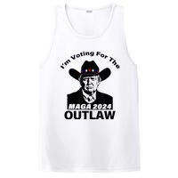 Donald Trump Maga IM Voting For The Outlaw 2024 President PosiCharge Competitor Tank