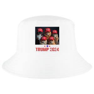 Donald Trump Make Cats Safe Again Trump 2024 Cool Comfort Performance Bucket Hat