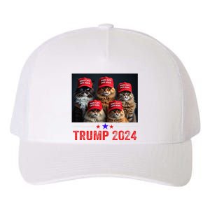 Donald Trump Make Cats Safe Again Trump 2024 Yupoong Adult 5-Panel Trucker Hat