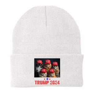 Donald Trump Make Cats Safe Again Trump 2024 Knit Cap Winter Beanie