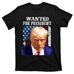 Donald Trump Mug Shot Wanted For U.S. President 2024 T-Shirt