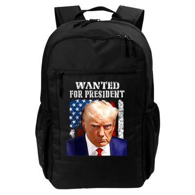 Donald Trump Mug Shot Wanted For U.S. President 2024 Daily Commute Backpack